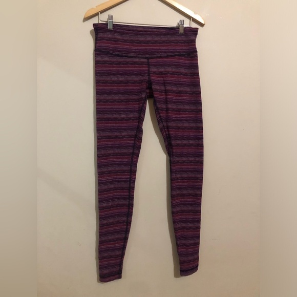 ♦️Lululemon | Wunder Under Pant III in Space Dye Twist Regal Plum Alarming - Picture 2 of 5